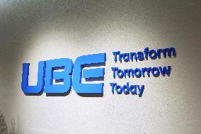 UBE Corporation signage and logo